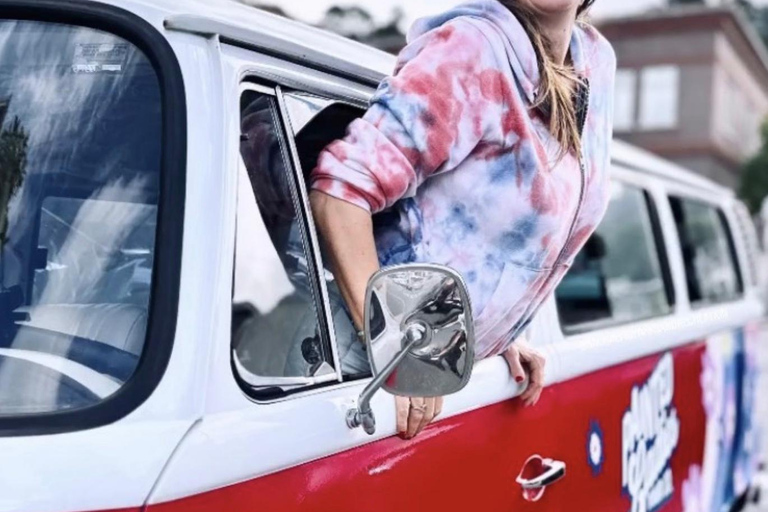 Tour per piccoli gruppi nella regione del vino su un autobus VW d&#039;epocaTour della regione vinicola per piccoli gruppi sull&#039;autobus VW vintage