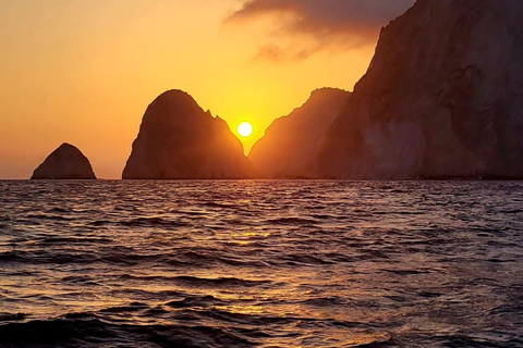 Zakynthos: Mizithres Sunset Cruise with Swimming &amp; Turtles