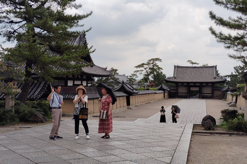 Nara: Hōryū-ji 2 horas no edifício de madeira mais antigo do mundo