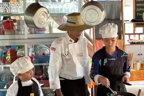 Siem Reap Aula de culinária Khmer e visita ao mercado local