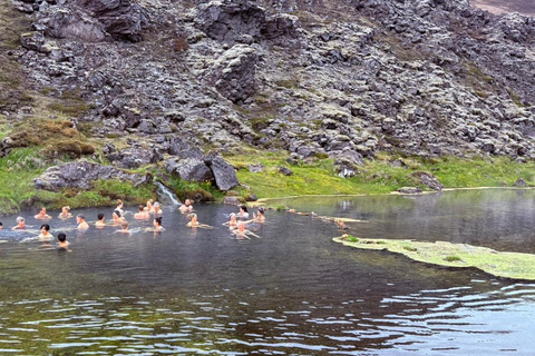 Reykjavik: Landmannalaugar 4x4 Minibus & Hot Spring Tour