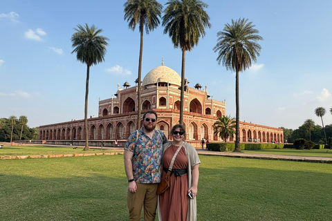 Delhi: Skapa din egen resplan – privat bil och guidad turHeldags anpassningsbar rundtur med luftkonditionerad bil, chaufför och guide