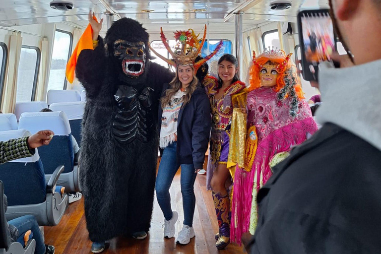 Puno: Lake Titicaca Tour on the Exclusive Jumbo Catamaran + Puno Dances Puno: Lake Titicaca tour with the exclusive Jumbo Catamaran + Puno dances