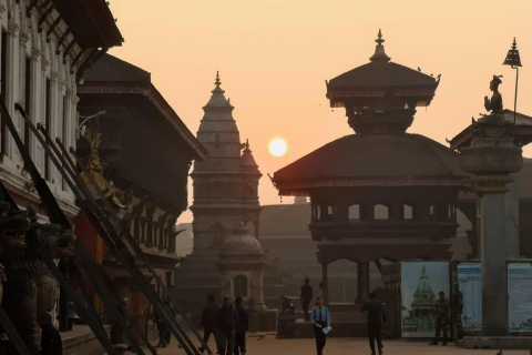 Visite touristique de Nagarkot au lever du soleil et de Bhaktapur
