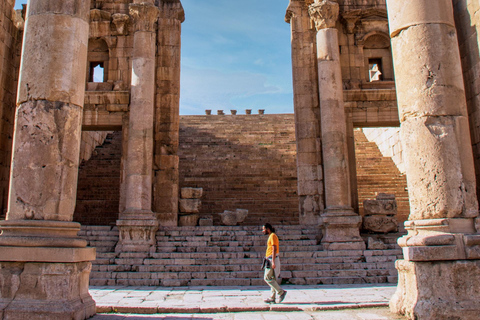 Au départ d&#039;Amman : visite d&#039;une demi-journée à JerashTransport et billets d&#039;entrée