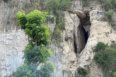 Battambang : Train de bambous et grotte des chauves-souris depuis Siem Reap