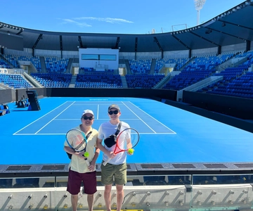 Esperienza sportiva al Melbourne Park Tennis