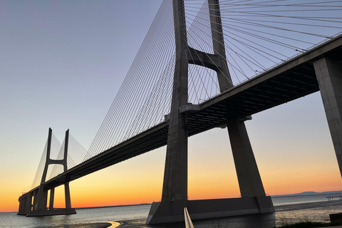 Sunset aboard a sailboat in Lisbon! Sunset aboard a sailing boat in Lisbon!