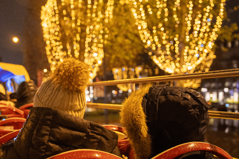 Paris: Christmas Lights Night Tour by Open-Top Bus 24-Hour Hop-on, Hop-off Tour & Christmas Lights Night Tour