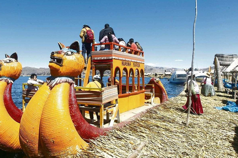 De Puno: Visite as ilhas flutuantes de Uros