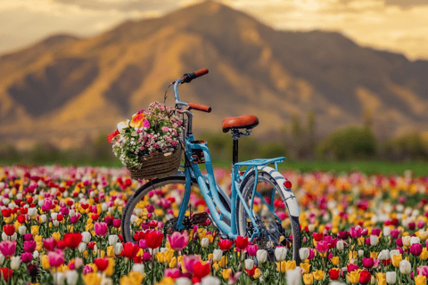 Azerbaijan Gabala Tulip Fields - Cable Car + Alpaca Farm