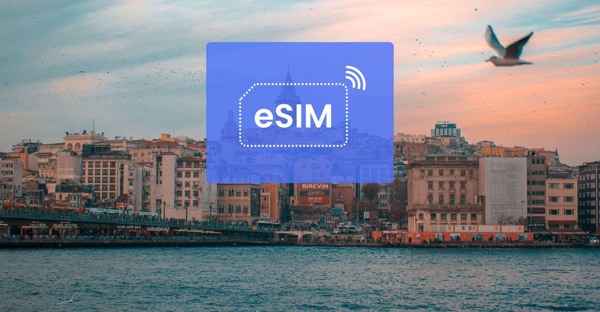 Istanbul, Turkije en Europa eSIM Roaming Mobile Data - Hizvo