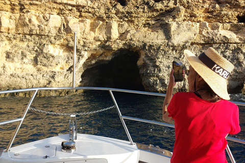 Comino : Blue Lagoon, Sea-caves + Gozo with swimming stops
