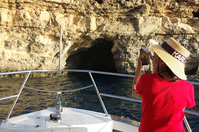 Comino : Blue Lagoon, Sea-caves + Gozo with swimming stops