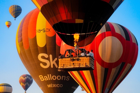 Vanuit Mexico-Stad: luchtballon in Teotihuacan
