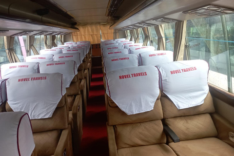 Kathmandu: Luxury Bus to Pokhara Sofa AC