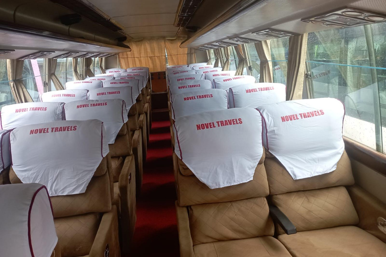 Kathmandu: Luxury Bus to Pokhara Sofa AC