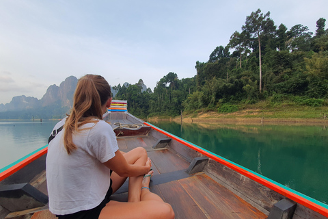 Från Krabi : Khao Sok Lake Tour i dagsutflykt