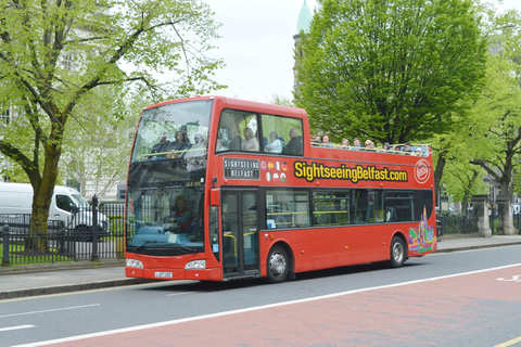 Belfast: Hop-on-hop-off-bustour door Belfast Open Top Bus Tour