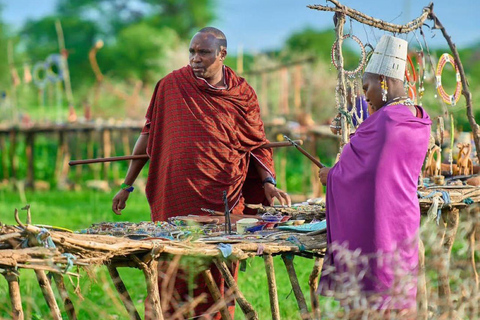 Day tour to Makuyuni Wildlife Park with Maasai village visit