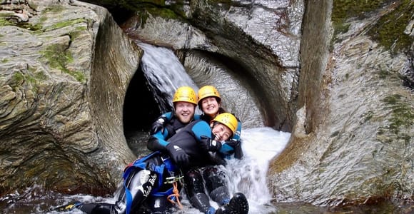 From Queenstown: Mount Aspiring Full-Day Canyoning Adventure