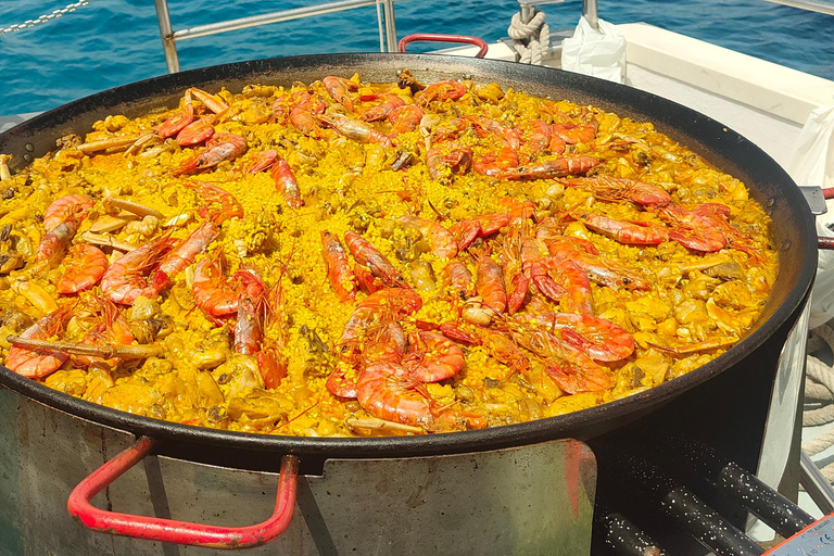 Ibiza: Formentera Cruise with Paella, Open Bar & Swim Stop