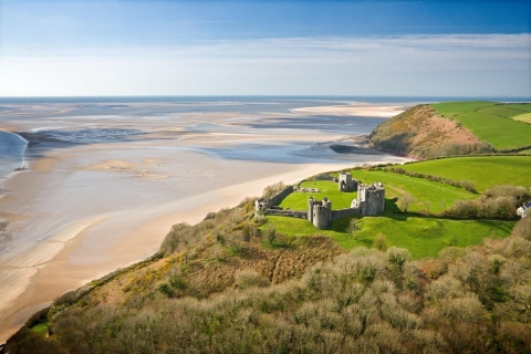 Depuis Cardiff : Profitez des plages, de Dylan Thomas, des châteaux et de Tenby