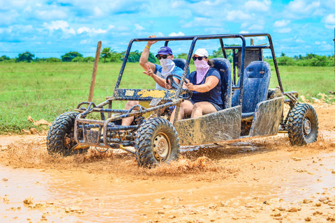 Punta Cana: Buggy with Transportation and Cenote &amp; Macao Beach