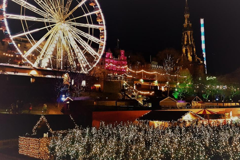 Édimbourg : visite des illuminations de Noël en bus rétro