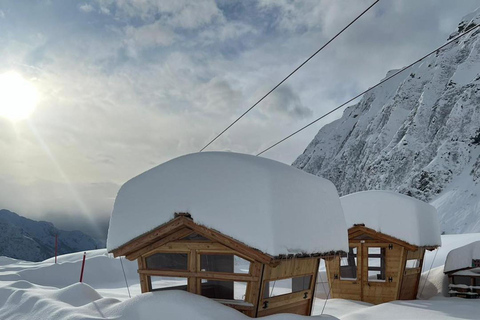 Monte Rosa: almoço típico num refúgio com vista para as montanhas