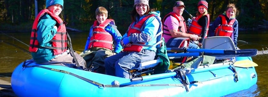 Fairbanks : Rafting sur la rivière Chena avec prise en charge à l'hôtel