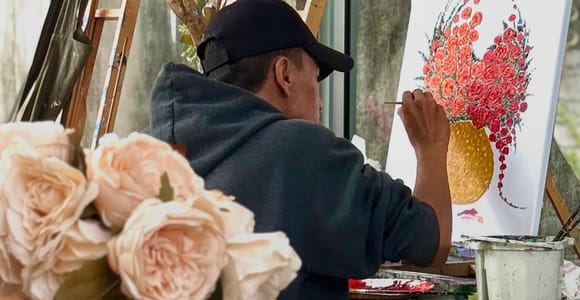 Chiang Mai: Cafe Painting Workshop