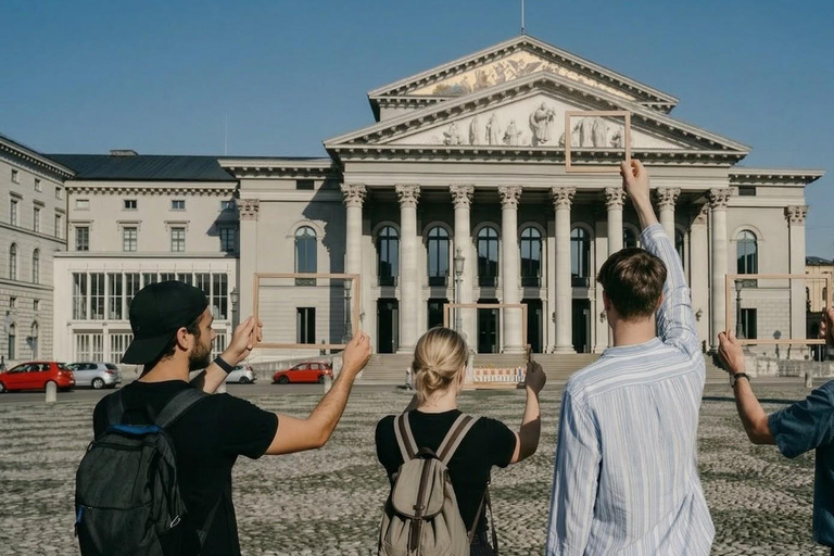 Munich Old Town Walk & Stencil Art Workshop English & German Tour (Bilingual)
