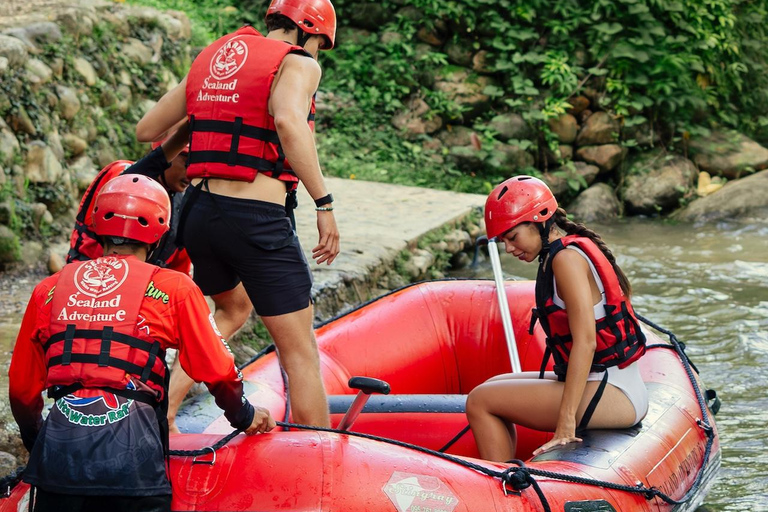 From Khao Lak: ATV & Rafting with Waterfall and Temple Visit From Khao Lak: Rafting 9 km. + ATV + Waterfall + Temple