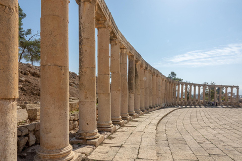 Całodniowa wycieczka po Ammanie i Jerash Z AmmanuDżarasz i Amman – tylko transport