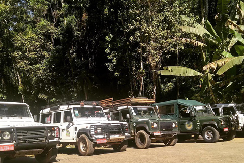 Aventure en Jeep à Paraty : sentier écologique, distillerie et baignade dans la rivièreAventure en Jeep à Paraty : parcours écologique, distillerie et baignade dans la rivièr