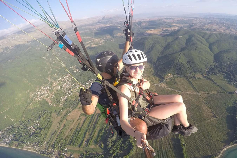 Ohrid: Paragliding-Erlebnis mit Abholung