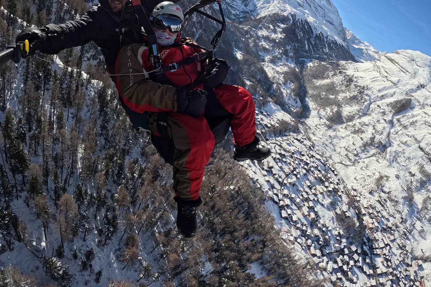 Zermatt: Volo in Parapendio Tandem con Vista sul Cervino