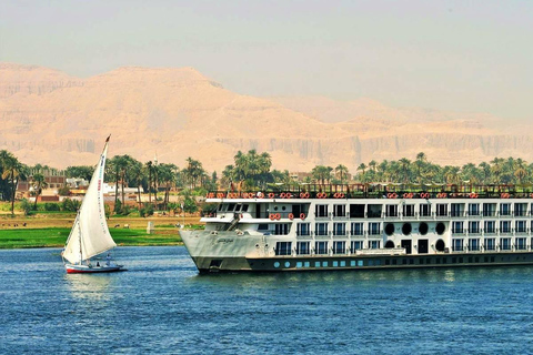 From Aswan: 4-Days 3-Night Nile Cruise with Hot Air Balloon