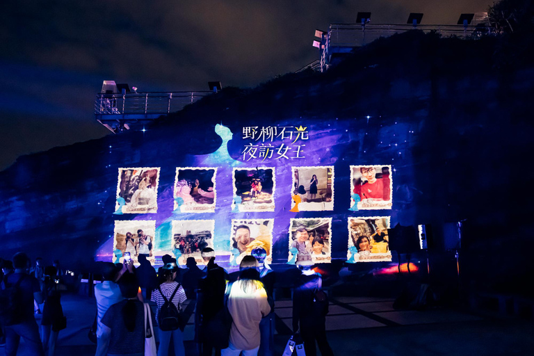 From Taipei: Yehliu Night Light Show & Jiufen Tour
