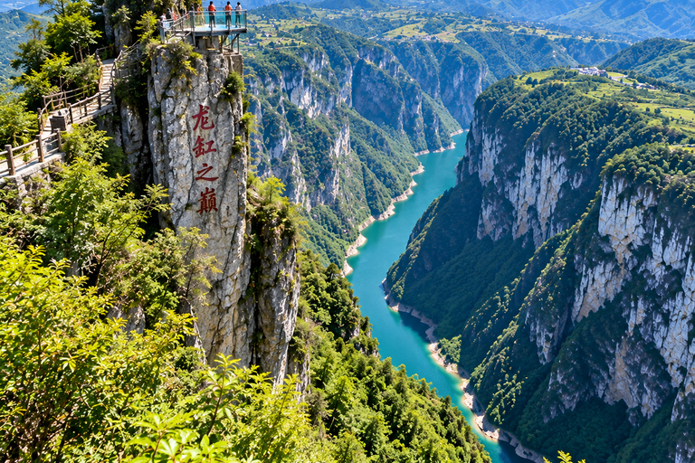 Chongqing: Yunyang Longgang Tickets & Adventure Rides Yunyang Longgang: Admission + Sightseeing Shuttle
