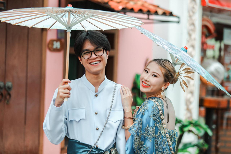 Phuket: Thai Costume Rental & Photoshoot in Phuket Old Town Thai Costume Rental with 1-Hour Photoshoot