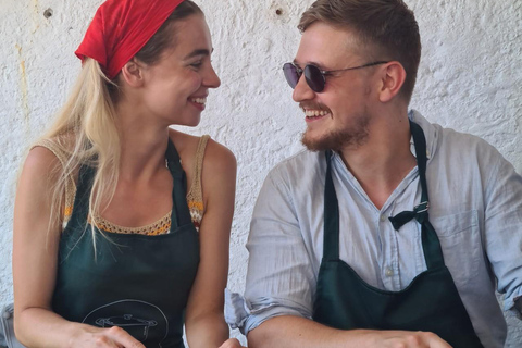 Rhodes: 1952 Farmhouse Cooking & Lunch with Unlimited Wine Rhodes: Cooking Class & Lunch at a traditional Farmhouse