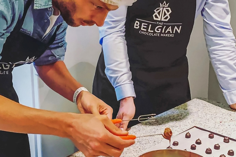 Bruxelas: Workshop de fabricação de chocolate belga com degustação