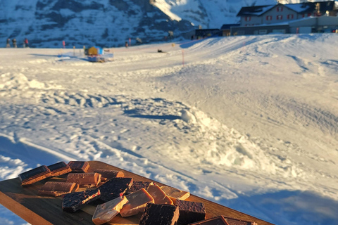 Männlichen : dégustation de fromages et de chocolats au sommet de la montagneMännlichen : Dégustation de fromages et de chocolats au sommet de la montagne