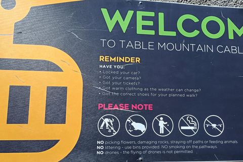 Kaapstad: Kaartje voor de kabelbaan naar de Tafelberg