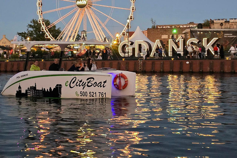 Gdańsk: Eko Rejs po Motławie o zachodzie słońca z Prosecco