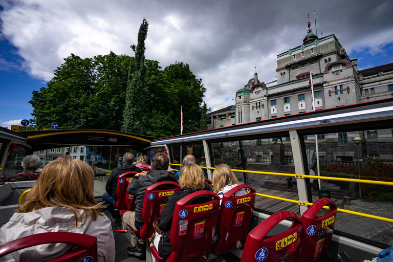 Bergen: Stads sightseeing med hop-on hop-off-buss