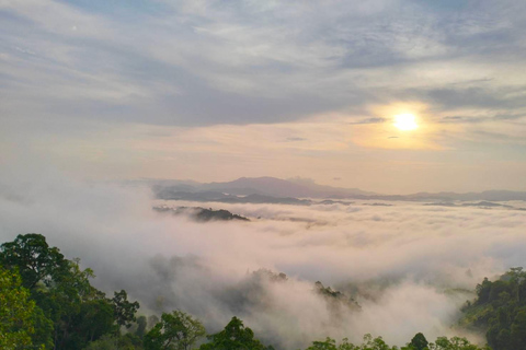 Khao Lak : Mer de brouillard sur une colline avec HomeStay One Night