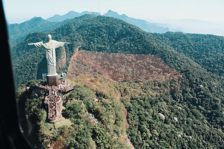 Rio de Janeiro: Passeio de helicóptero pelo Cristo Redentor Tour Compartilhado de 20 minutos